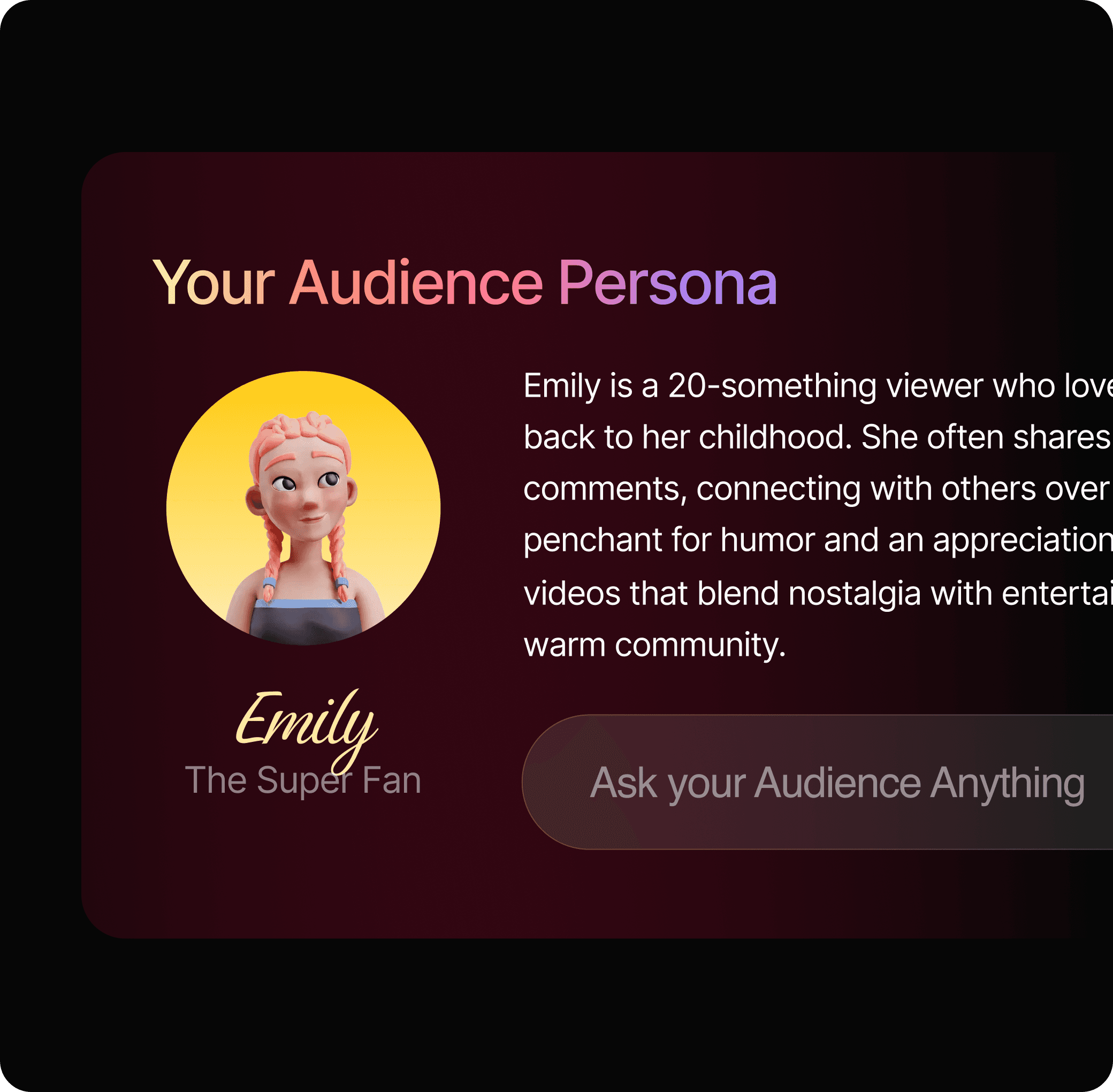 AI audience conversation